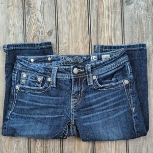 Miss Me Girls Embellished Capri Jeans – Size 14​
